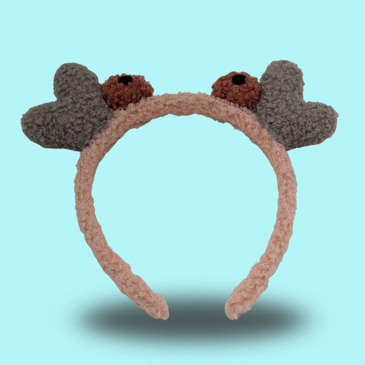 Frog Eye Fur Hair Band