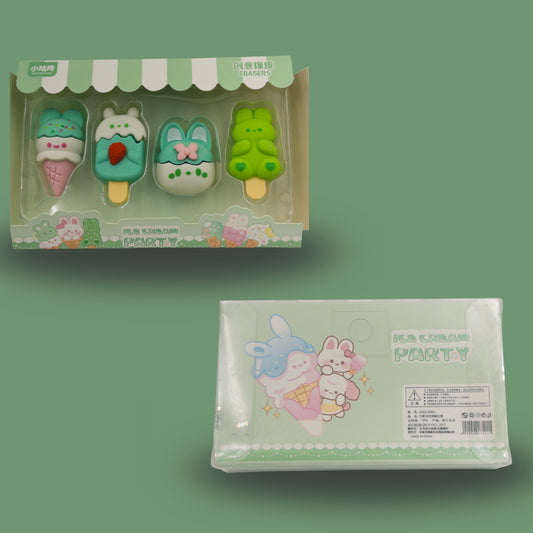 Ice Cream Rubber Set