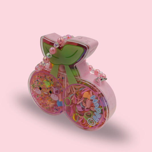 Cherry Charm Hair Tie Set