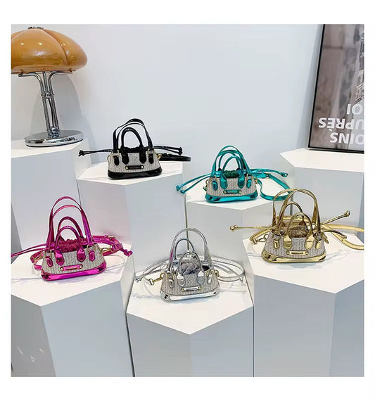 Jute Chrome Bag