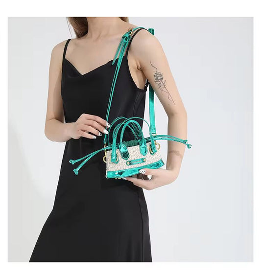 Jute Chrome Bag