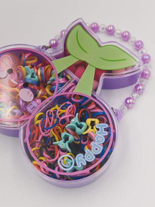 Cherry Charm Hair Tie Set