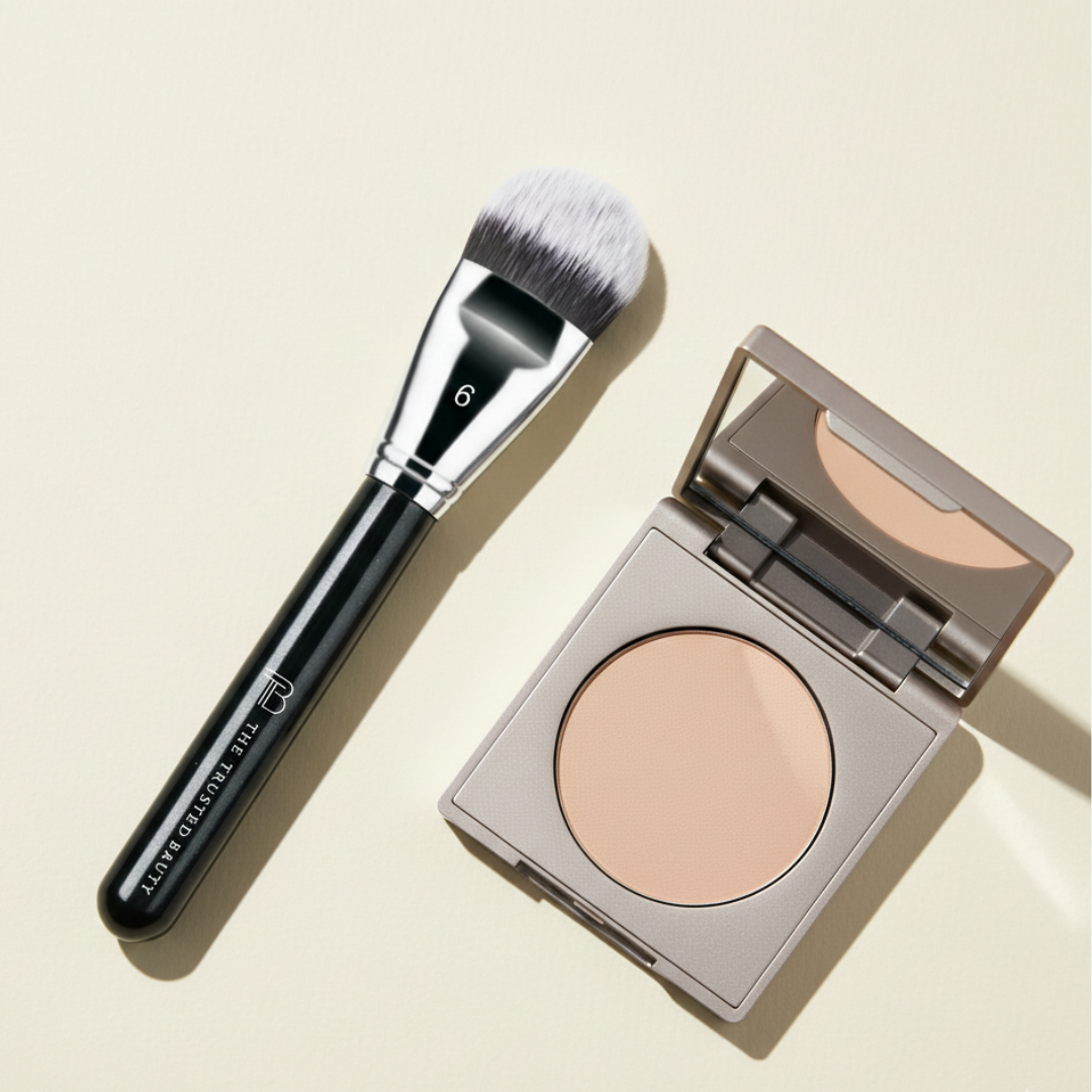 No.6 Flat Foundation Brush - Image 4