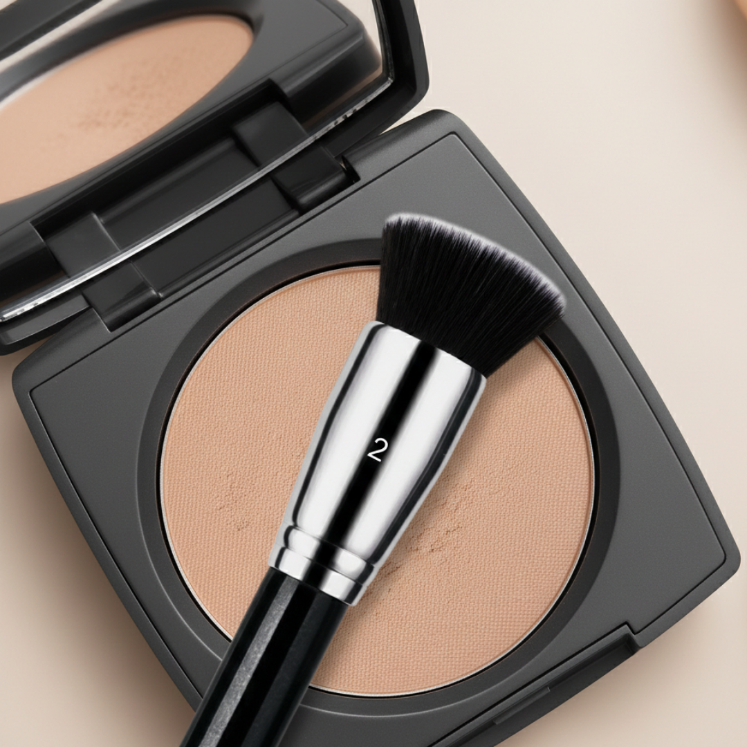No. 2 Flat Foundation Buffing Brush - Image 4