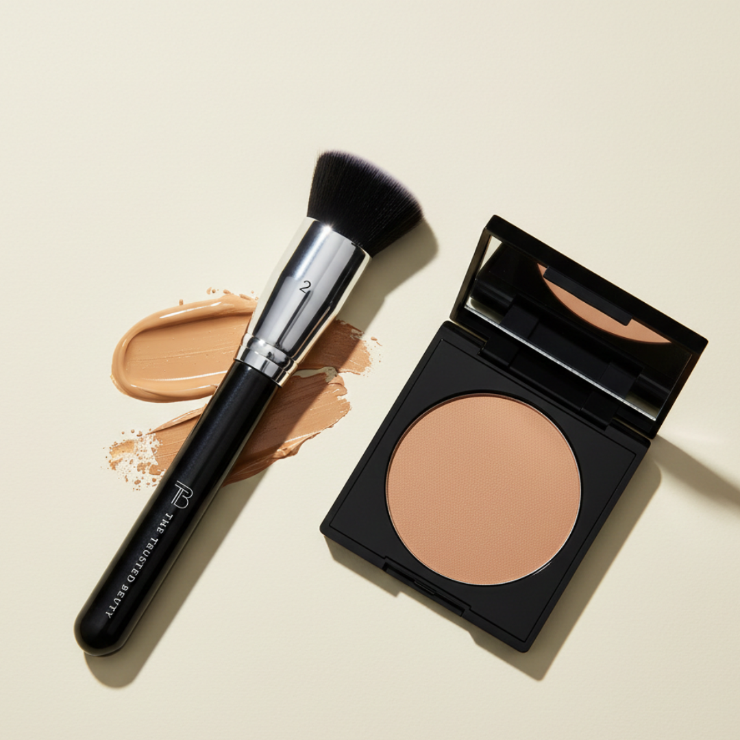 No. 2 Flat Foundation Buffing Brush - Image 7