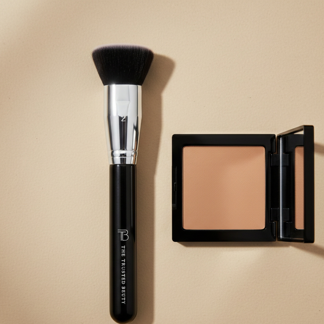 No. 2 Flat Foundation Buffing Brush - Image 5