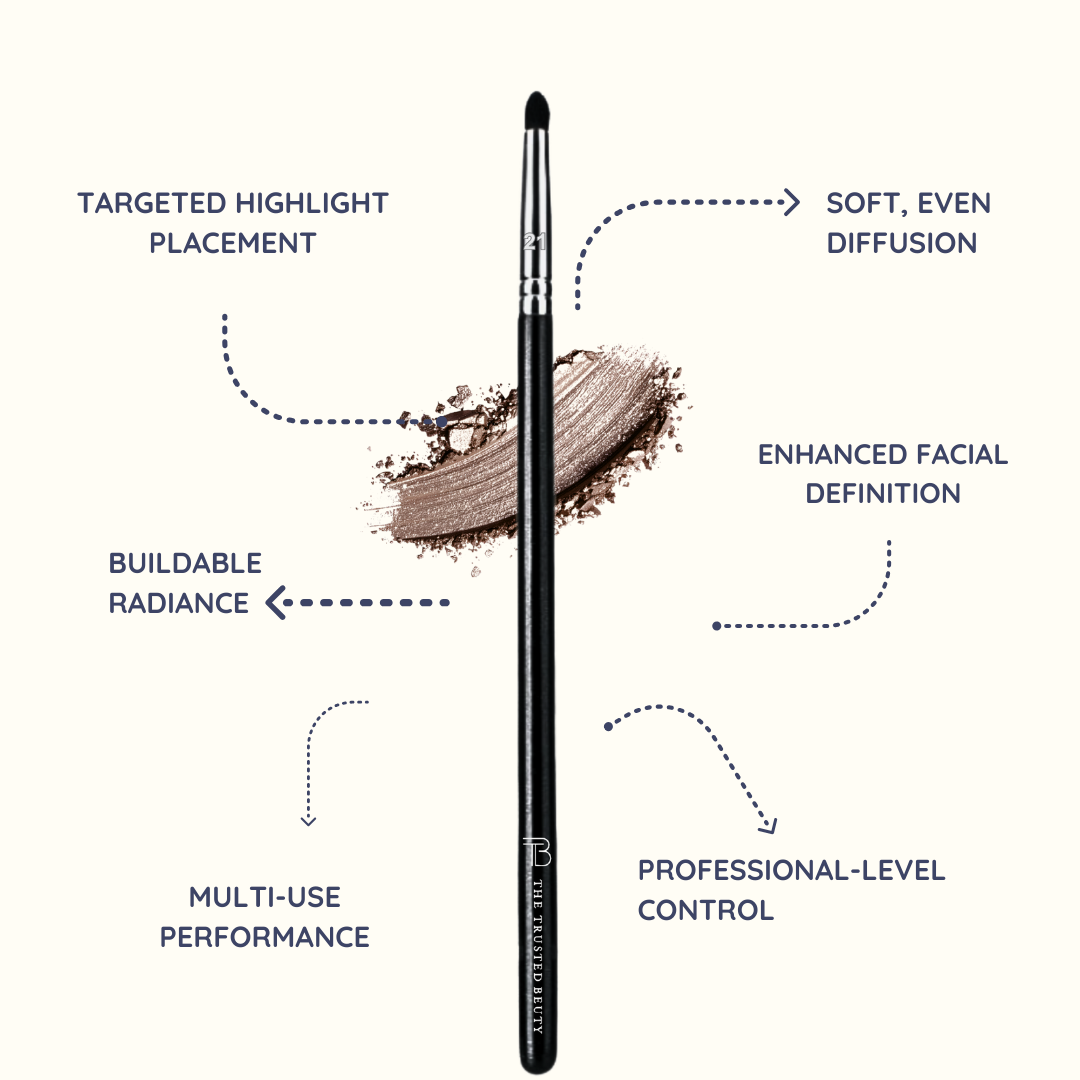 No. 21 Small Highlighter Brush - Image 2