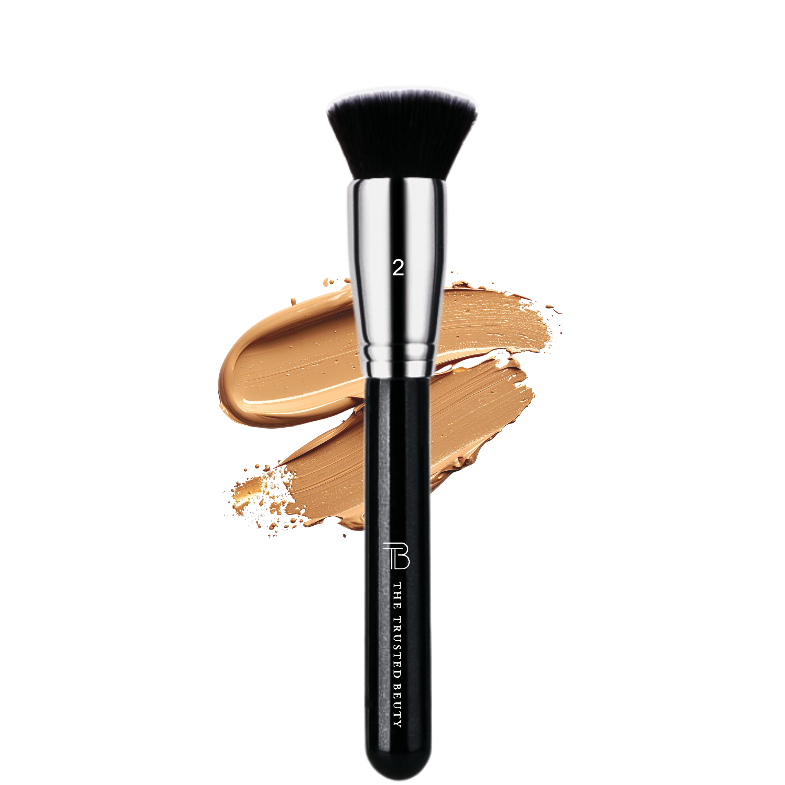No. 2 Flat Foundation Buffing Brush